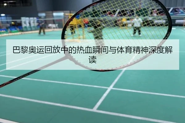 巴黎奥运回放中的热血瞬间与体育精神深度解读